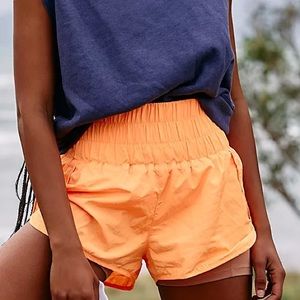 ORANGE FREE PEOPLE SHORTS WAY HOME